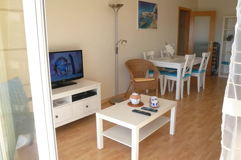 De woonkamer van Vila Arade