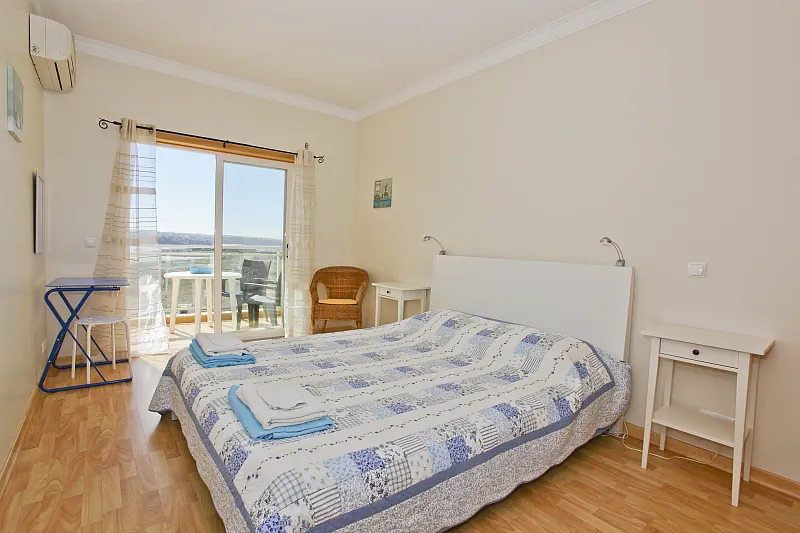 De slaapkamer van Vila Arade