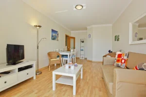 De woonkamer van Vila Arade